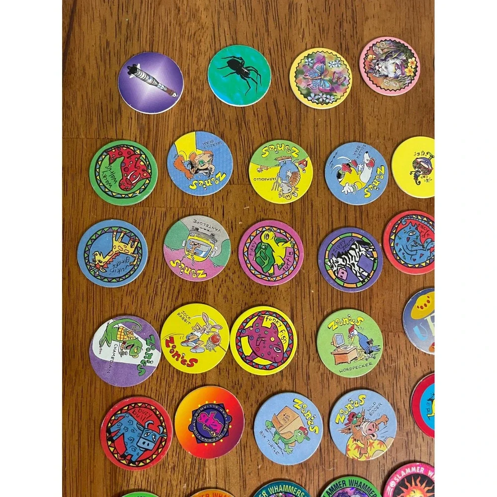 Whammer Slammer POGs Lot of 83 Vintage